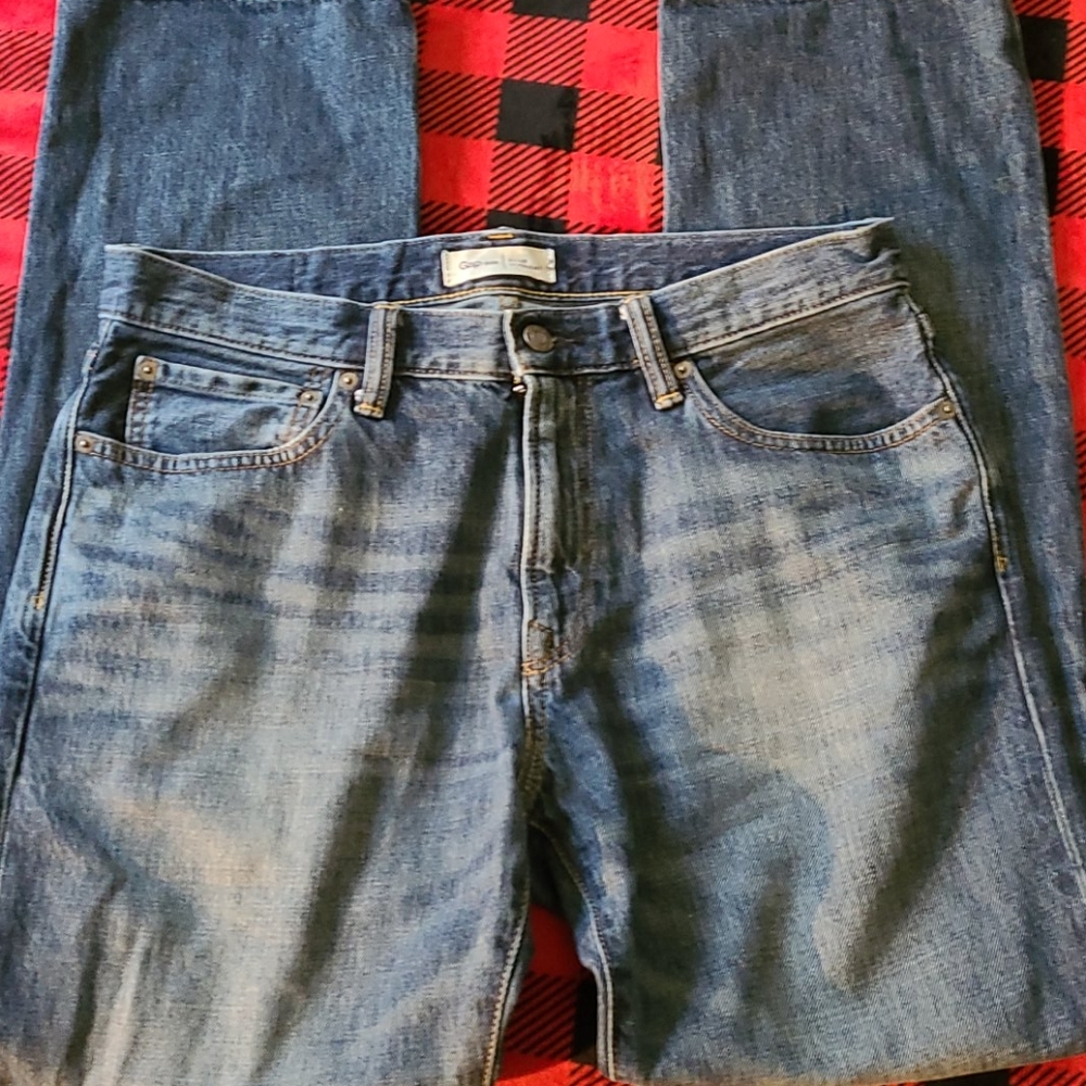 Gap mensz31 strait leg worn-in comfy jeans